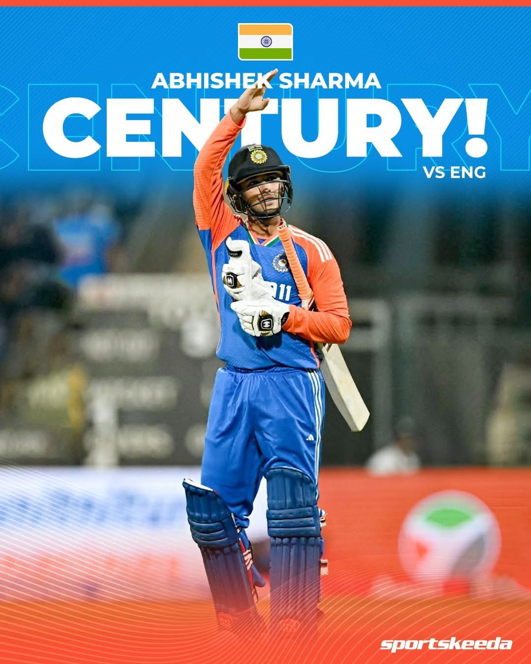 Abhishek Sharma Century