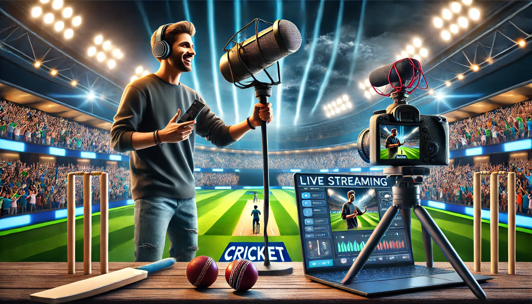 Cricket vlogging