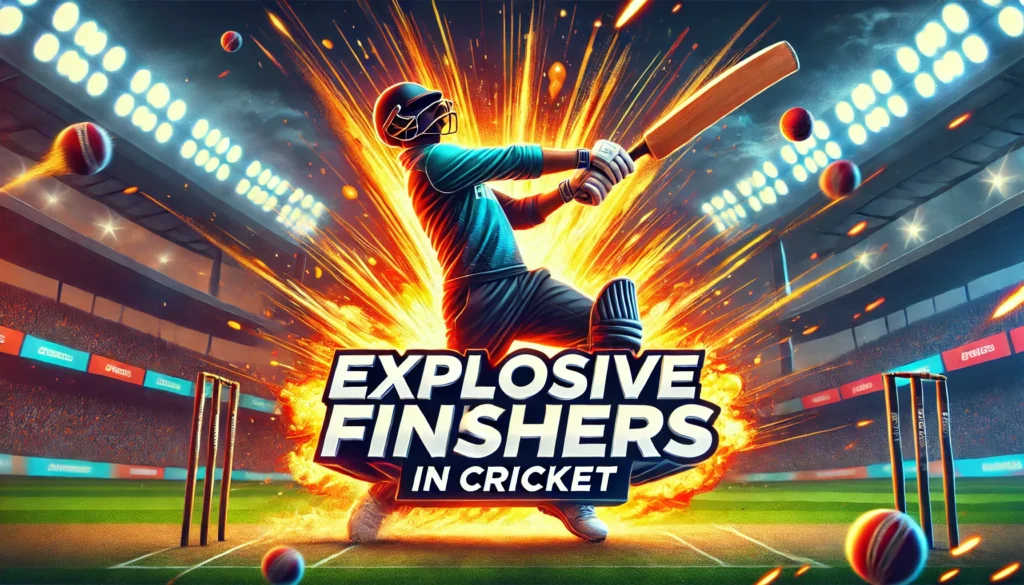 Explosive Finishers in Cricket