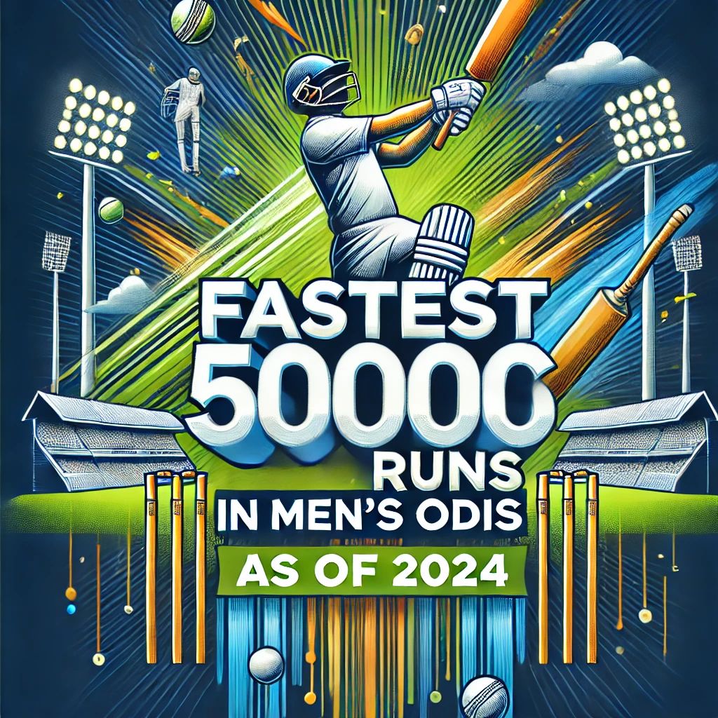 Fastest 5000 Runs in Men's ODIs As of 2024