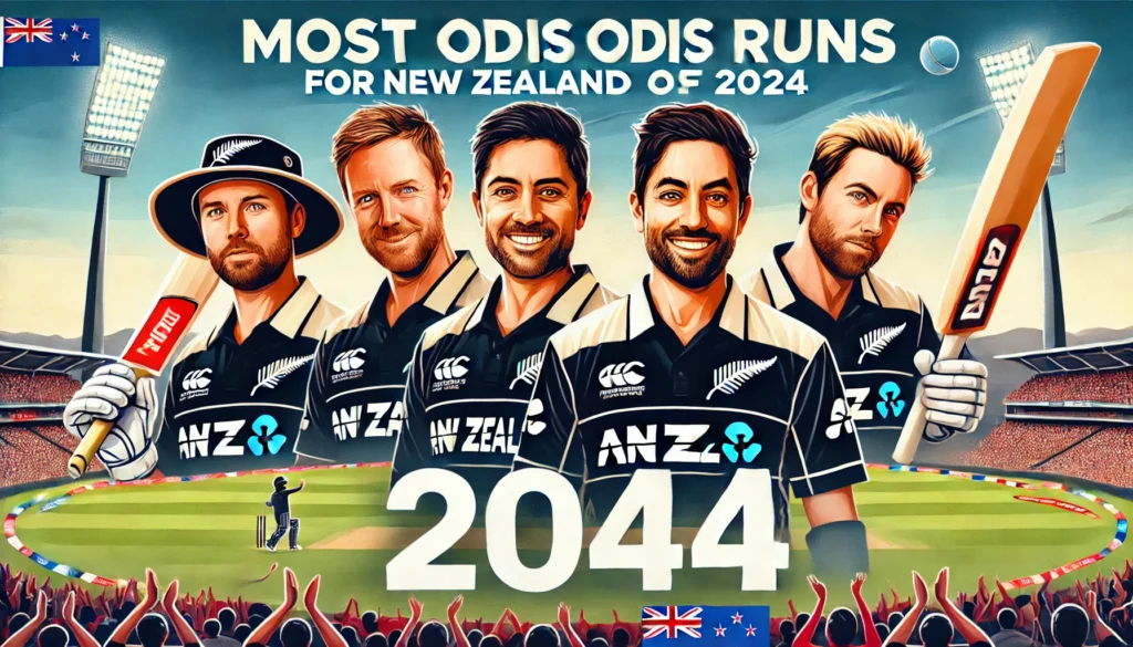 Most ODIs Runs For New Zeeland