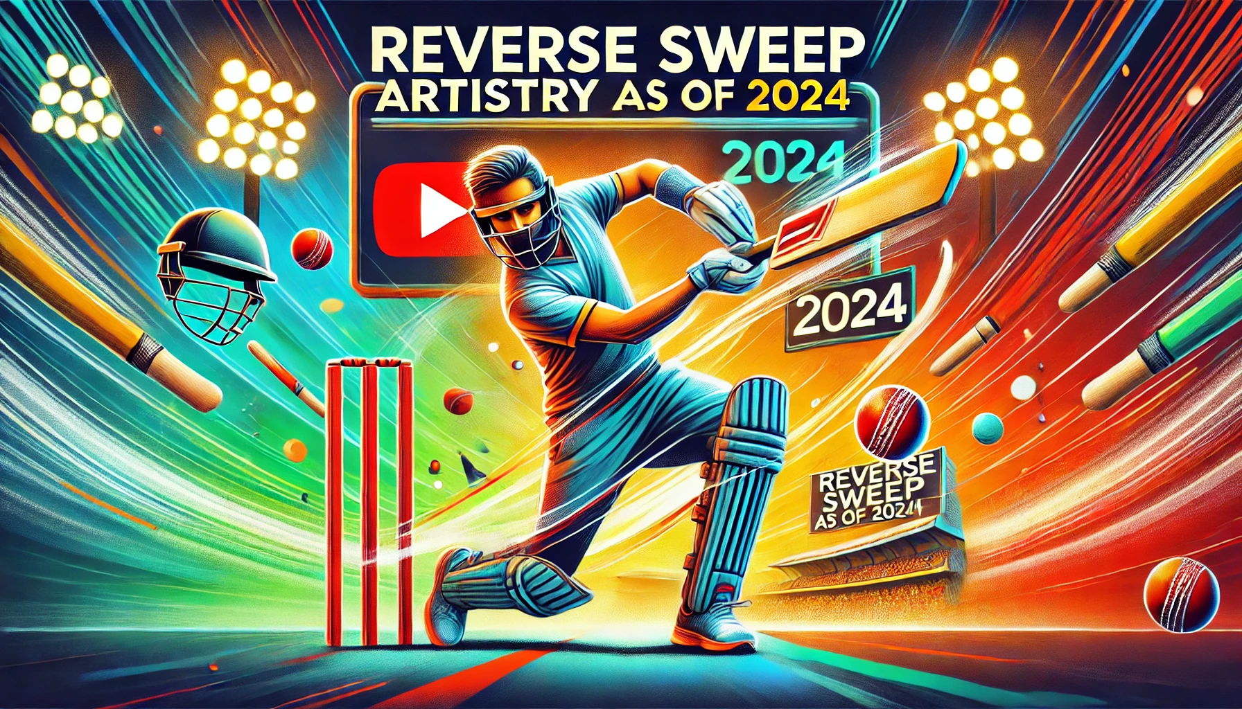 Reverse Sweep Artistry in Cricket