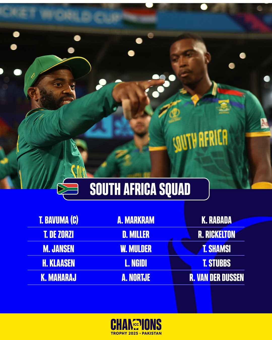 South Africa Squad