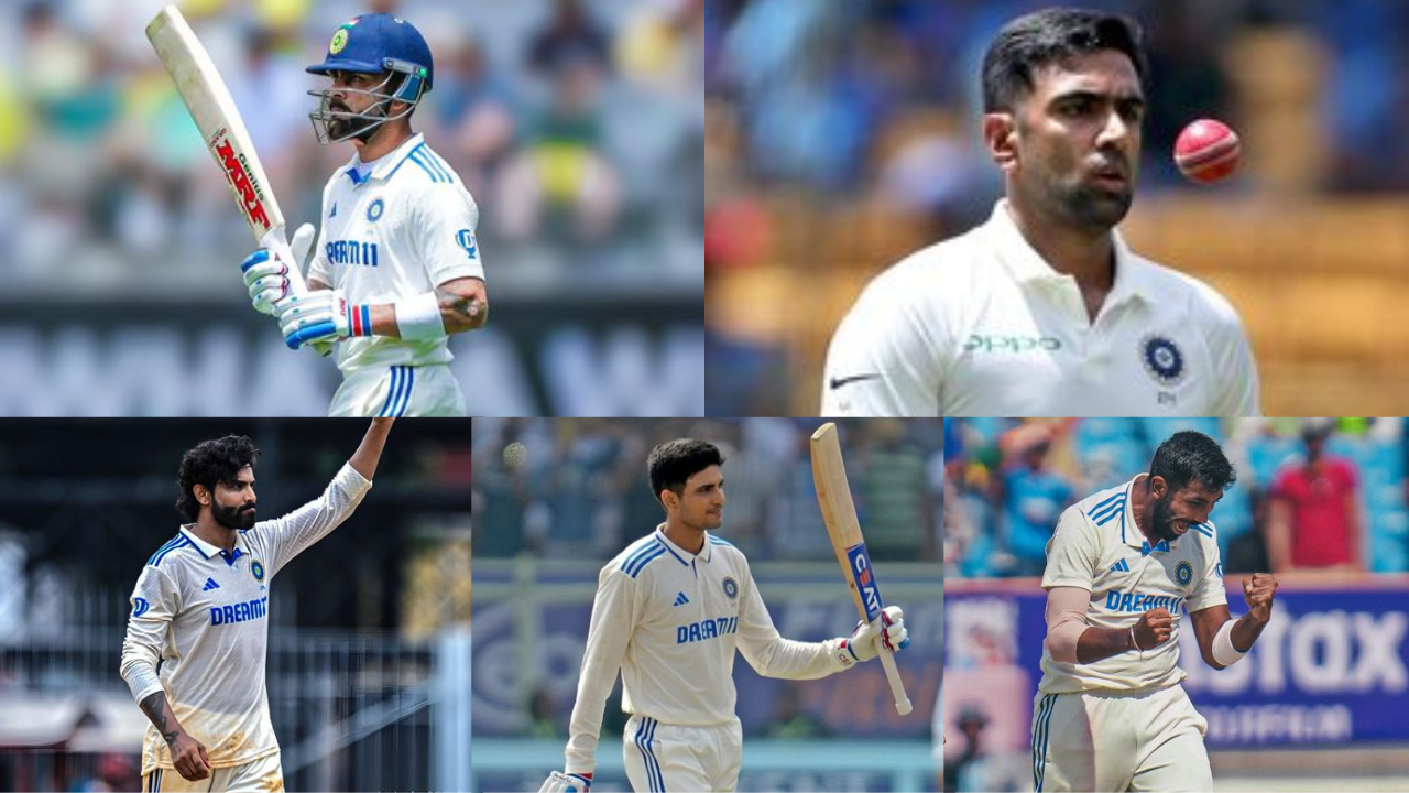 Top 5 Indian Players in Test Cricket in 2024